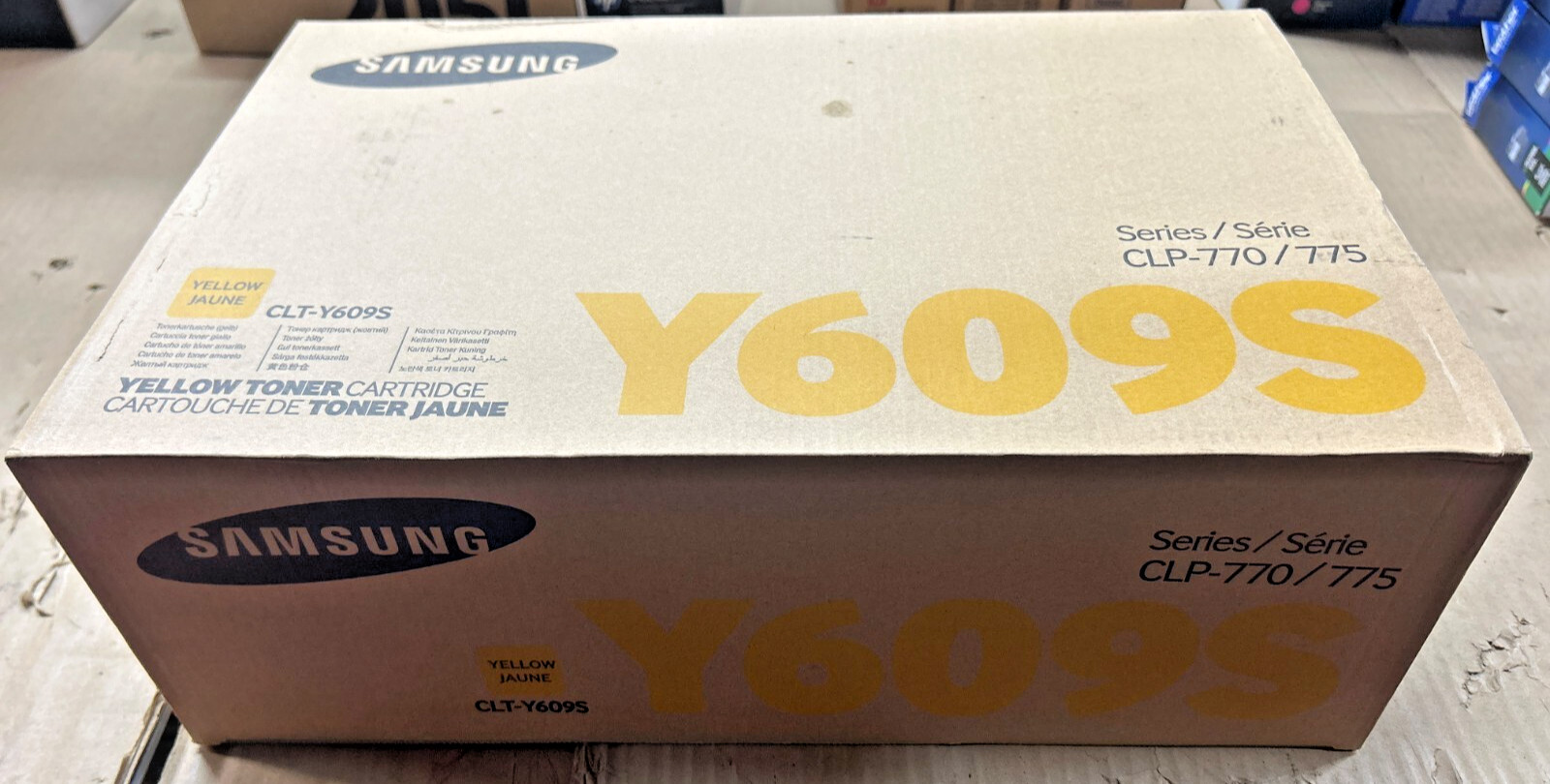 Genuine Samsung CLTY609S / CLT-Y609S Yellow Toner for CLP-770 / CLP-775