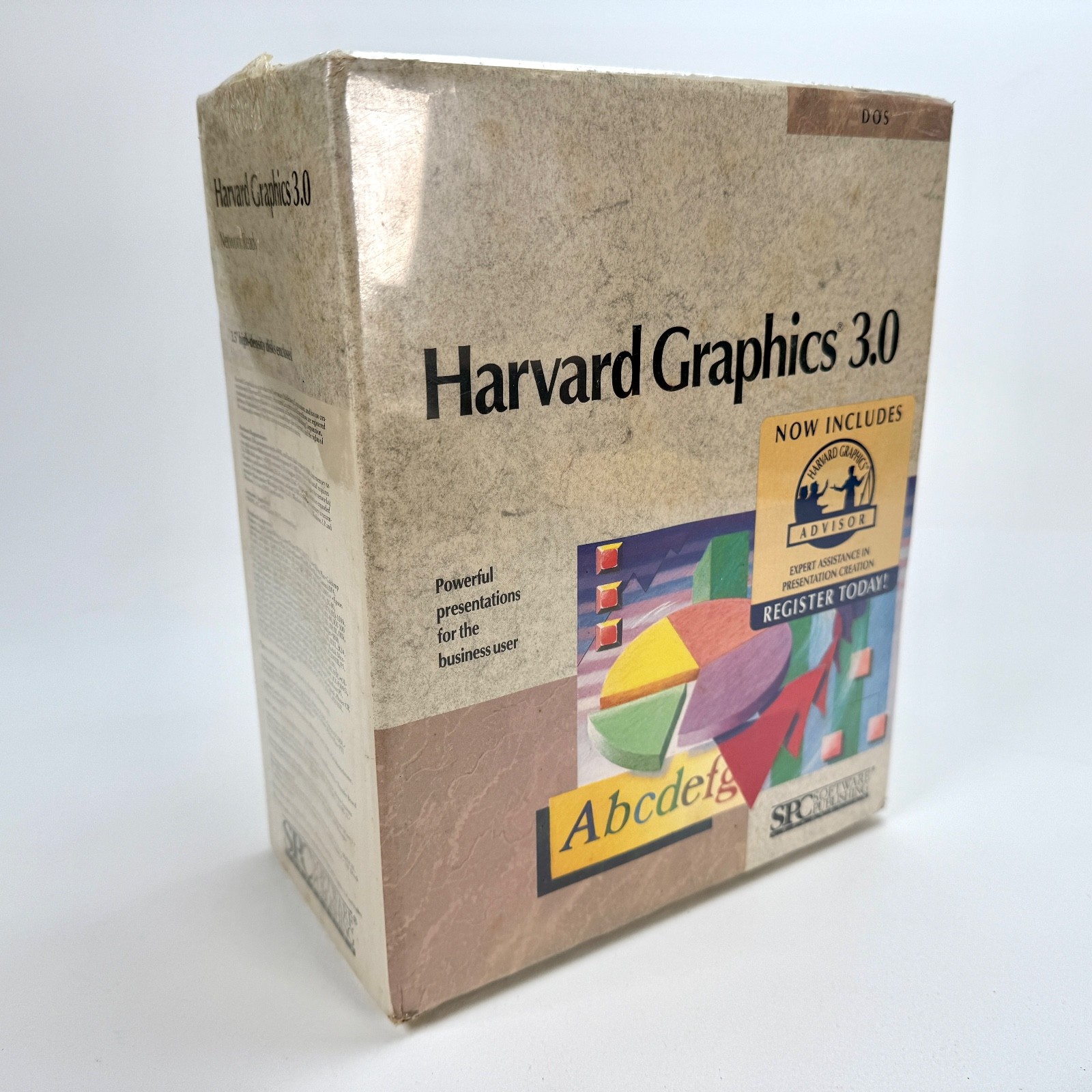 Software Publishing Harvard Graphics 3.0 Network Ready 15-0803-99 3.5” HD Disks