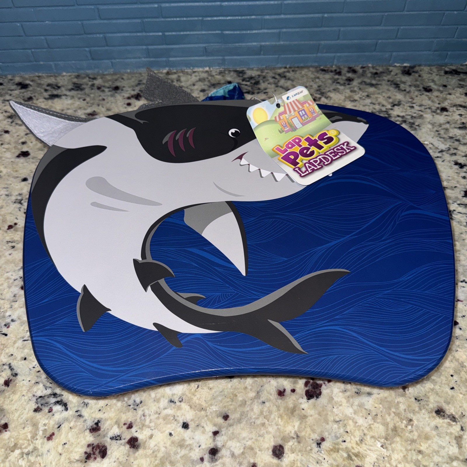 Lap Pets Lap Desk for Lil' - Shark - Fits up to 11.6 Inch Laptops 