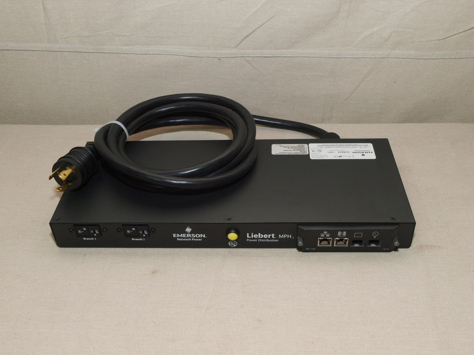 Liebert MPH-NBR09AXXD30 Rack-Mountable 9-Outlet Power Distribution Unit 2800W  