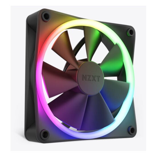 NZXT RF-R14SF-B1 F140 RGB 140mm FDB Fan, 4Pin PWM