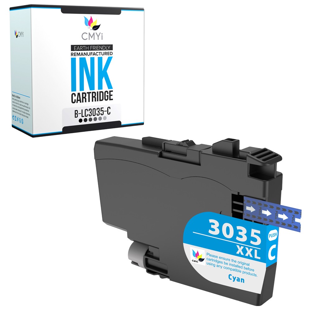 1PK Compatible CMYi LC3035 Cyan Ink Cartridge fits Brother MFC-J815DW XL J995DW