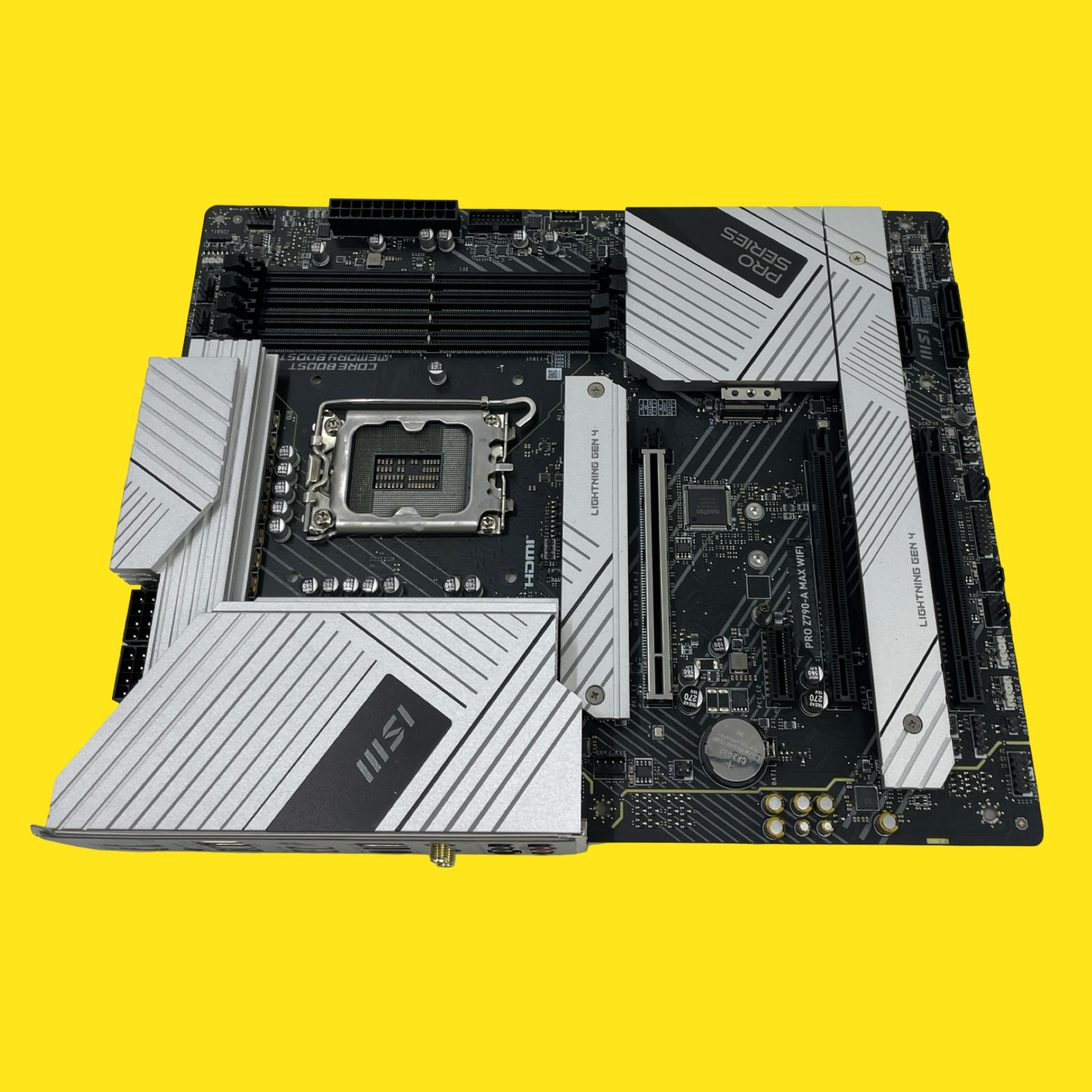 AS/IS MSI PRO Z790-A MAX WiFi Intel LGA1700 DDR5 ATX Motherboard #8877 Z48/2