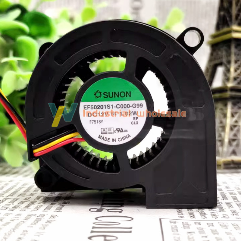 1PC new Cooling Fan EF50201S1-C000-G99 for SUNON DC12V 1.02W 50*50*20mm 3Pin