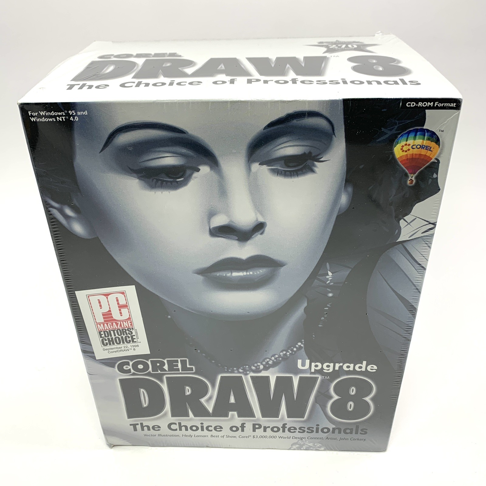 Coreldraw 8 UPGRADE: New, Sealed Box Big Box Software Graphic Design *READ*