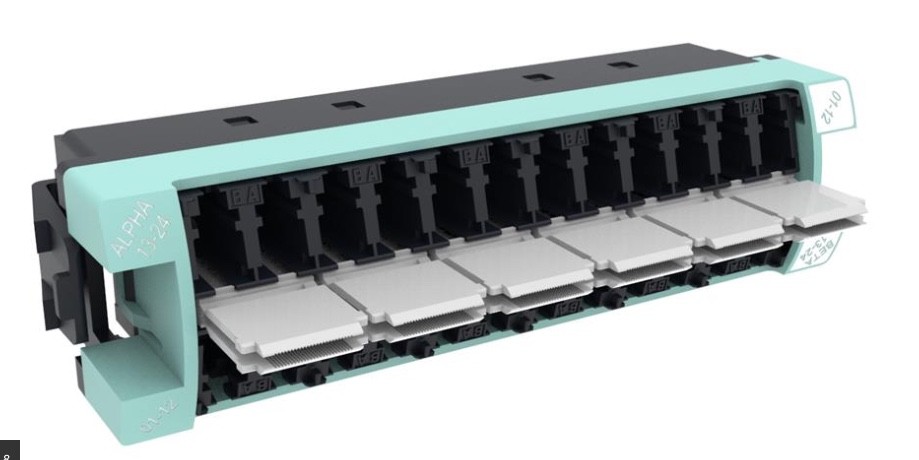Commscope SYSTIMAX InstaPATCH® 360, Multimode Adapter 24-PORT-LC to LC Aqua
