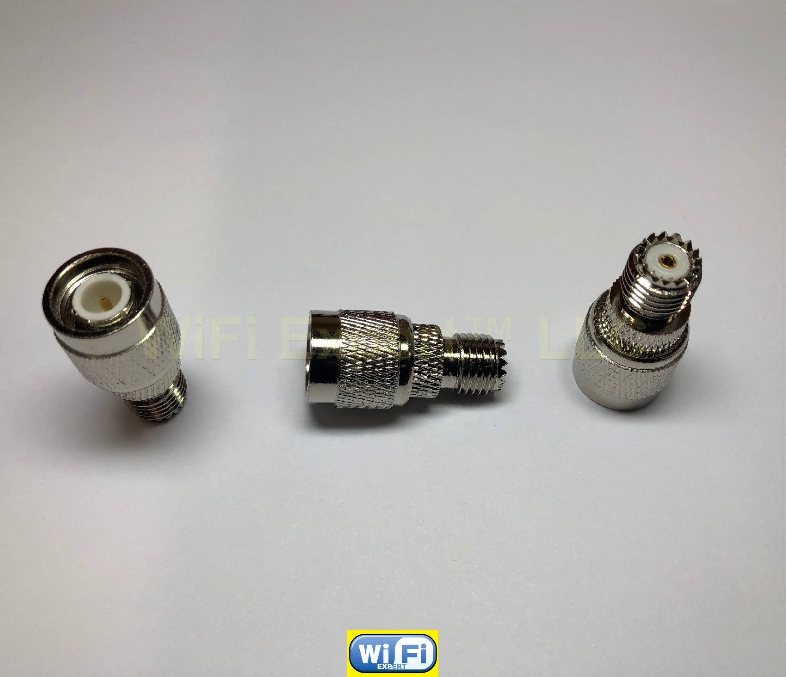 TNC Male Plug to mini UHF miniUHF female plug center RF adapter connector USA