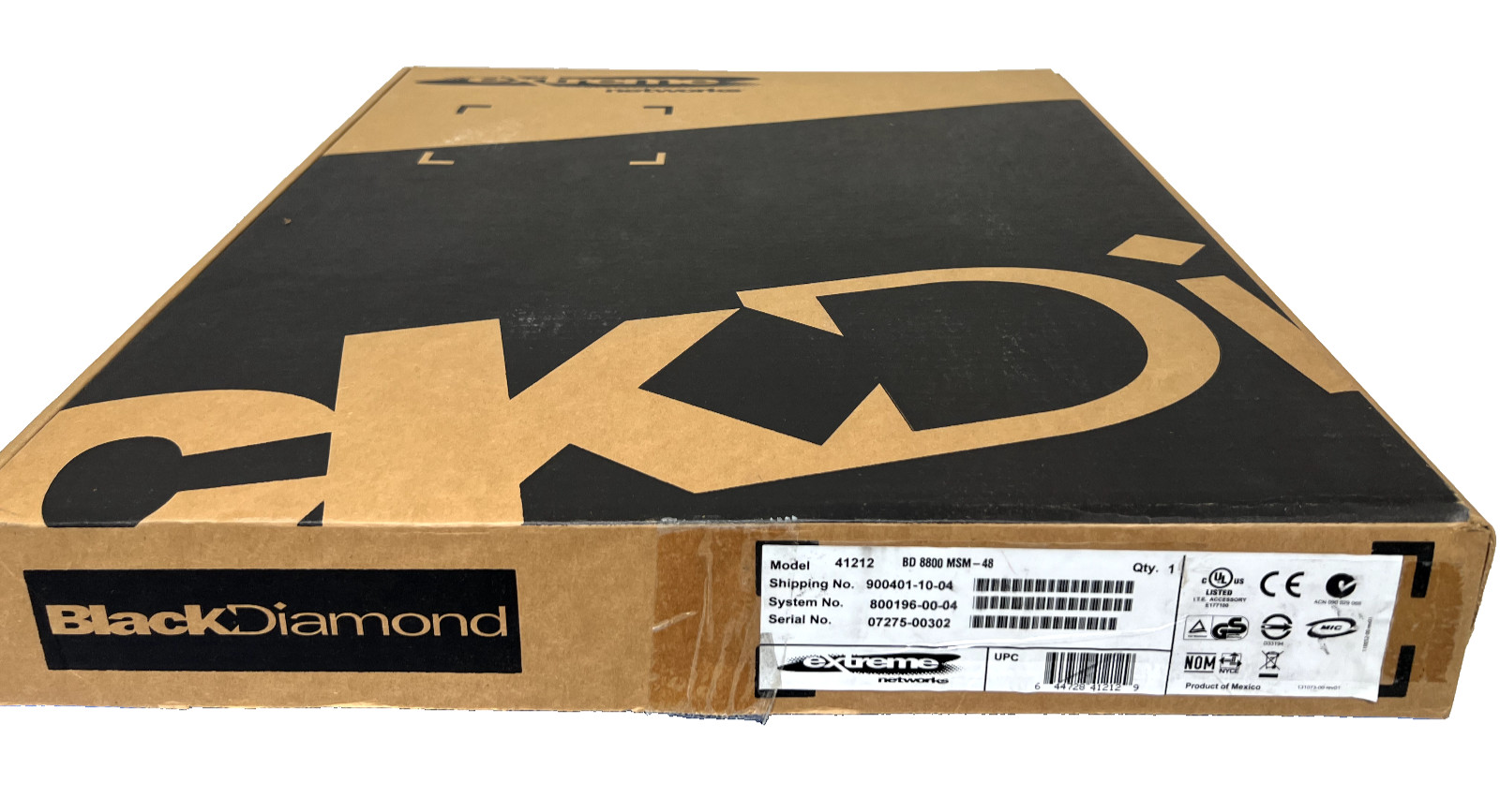 UNUSED Extreme Networks 41212 BlackDiamond 8800 MSM-48 Management Switch Module
