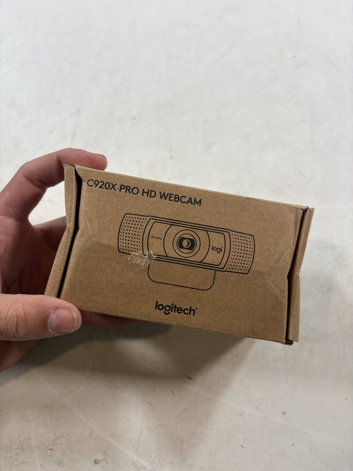 Logitech C920X Pro HD USB 2.0 Clip-On Web Camera Black Built-In Mic Sealed Box
