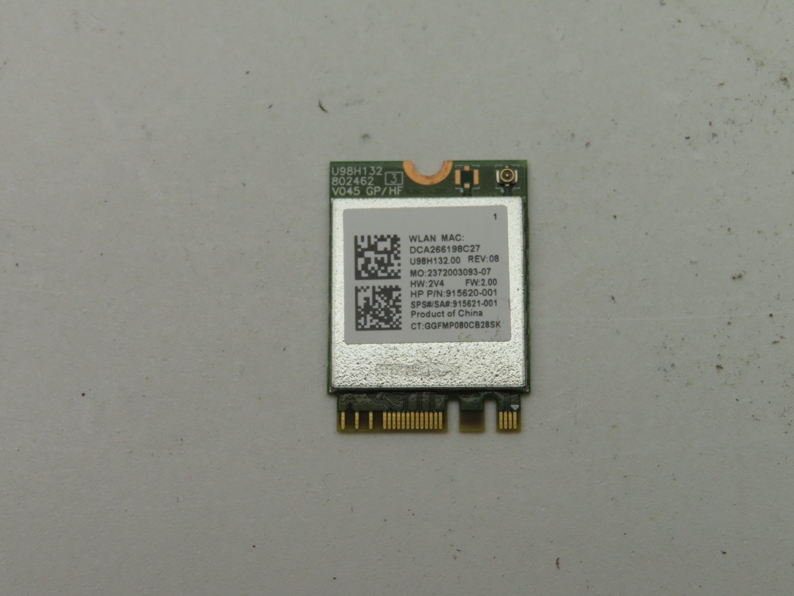 HP 17-by Series 17.3" Genuine WiFi Wireless Bluetooth Card U98H132.00 915620-001
