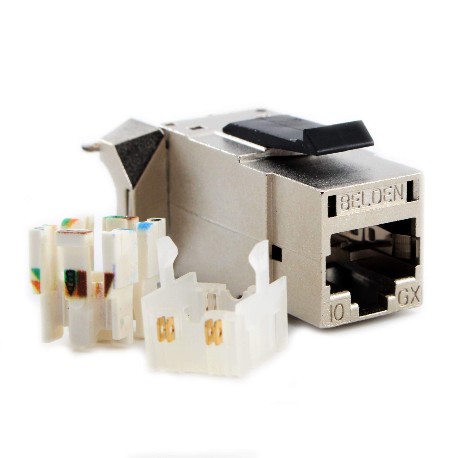 BELDEN RVAMJKSME-S1 Shielded Cat6A Revconnect Modular Jack RJ45 / 10GXS 10G, STP