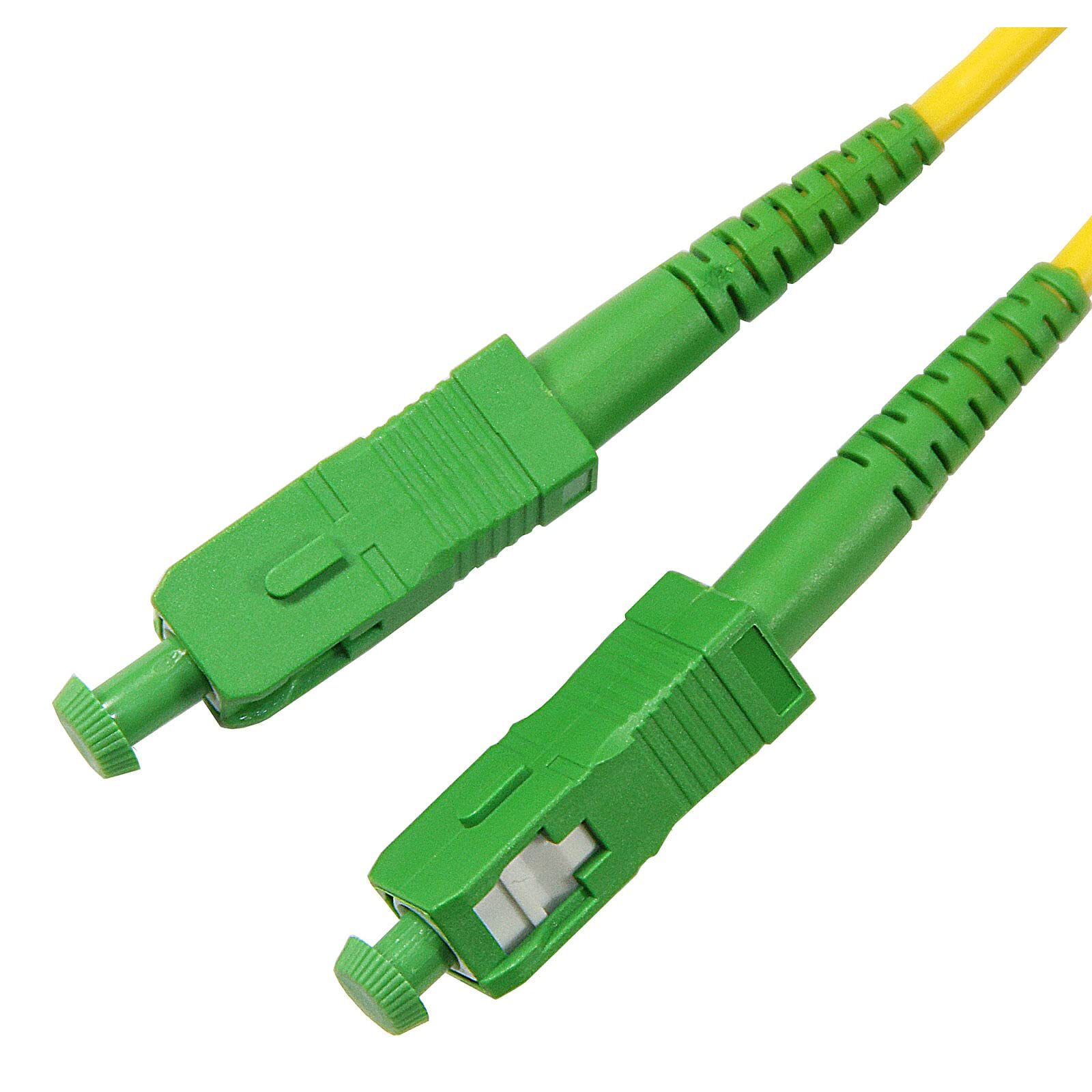 5M 15FT Singlemode Simplex Fiber Optic Cable 9/125 SC APC Patch Cable Patch Cord