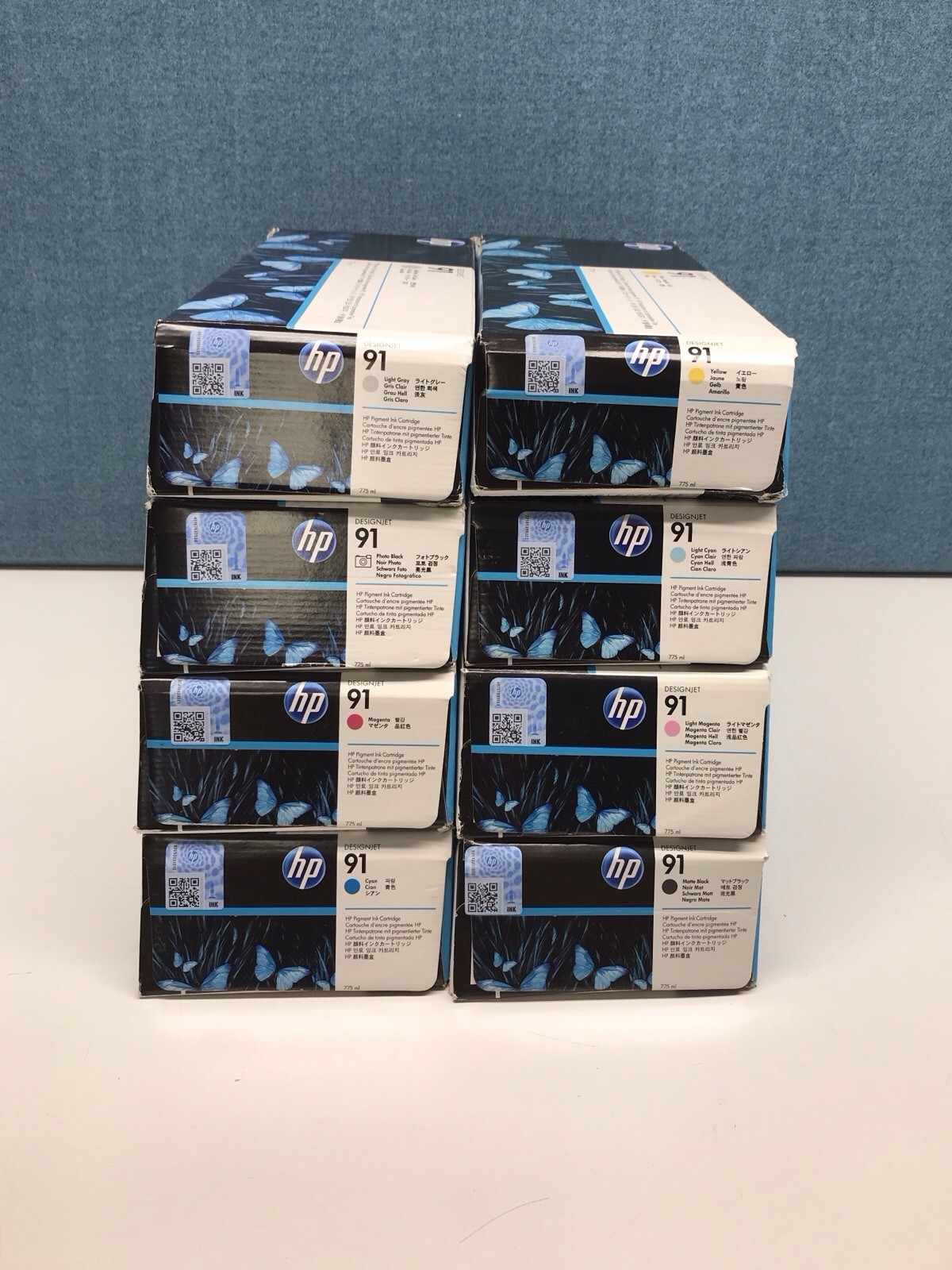 HP 91 Ink Multipack x 8 FOR DESIGNJET Z6100 Factory Sealed