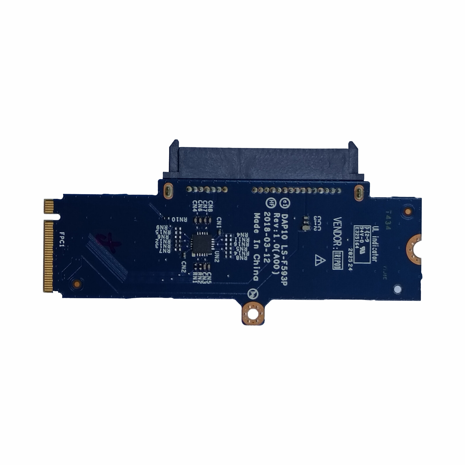 HDD Interface Board for Dell Precision 7530 7540 7730 DAP10 LS-F593P 0PRW9D