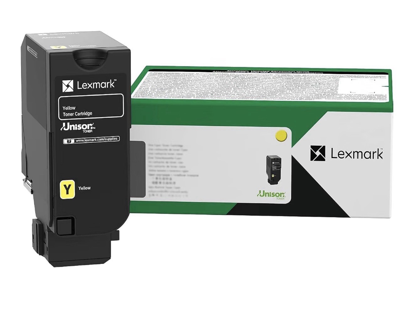 Lexmark Unison Original Laser Toner Cartridge - Yellow Pack