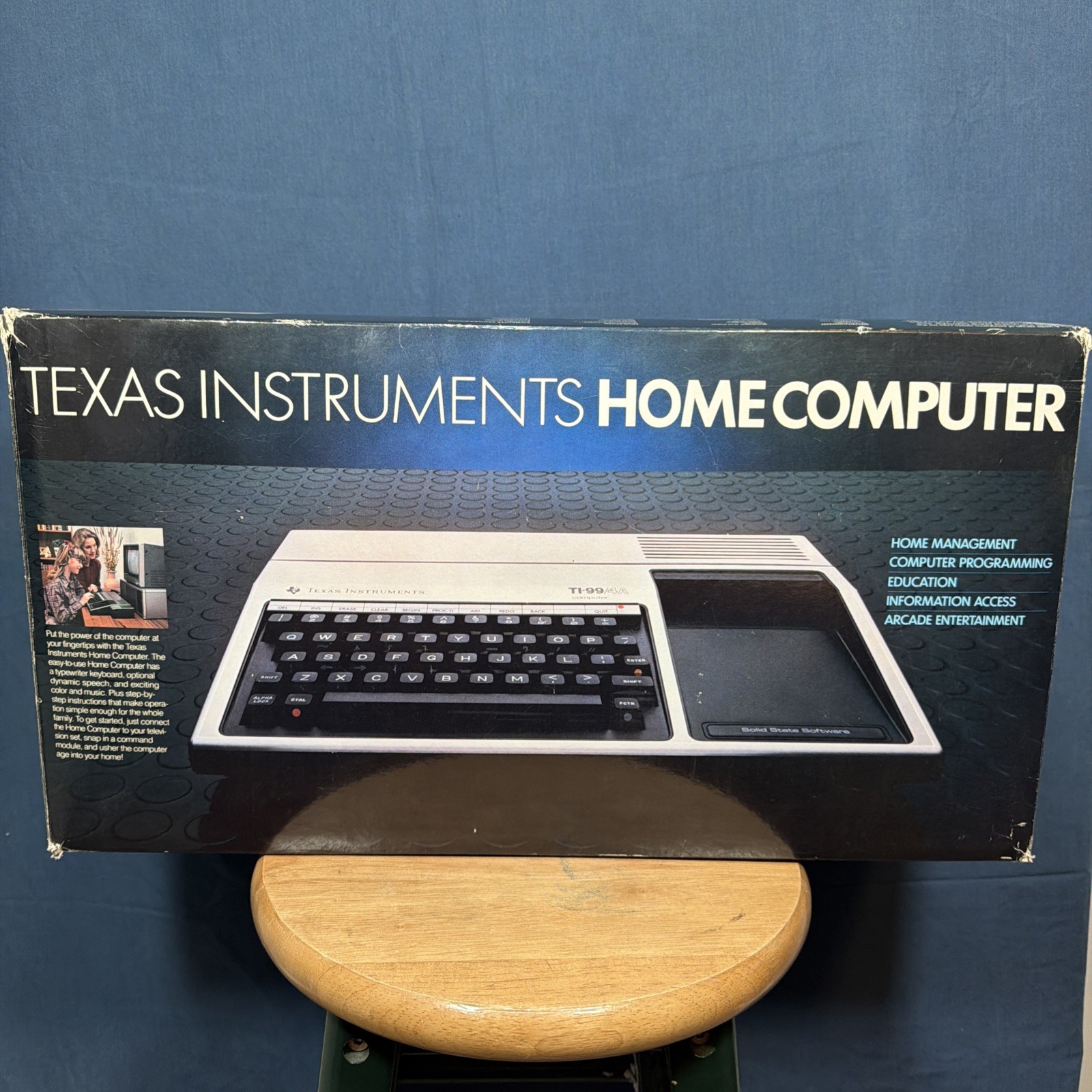Vintage Texas Instruments TI 99/4A Home Computer System In Box Never Used