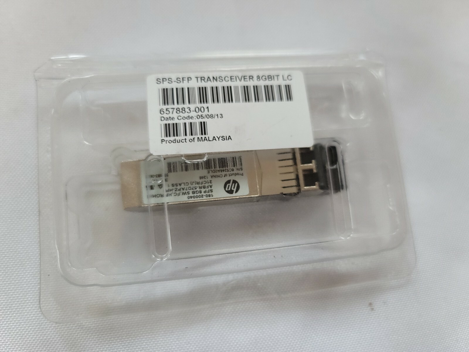 Genuine HP 8GB B-Series SW Fiber Channel SFP+ Transceiver 
