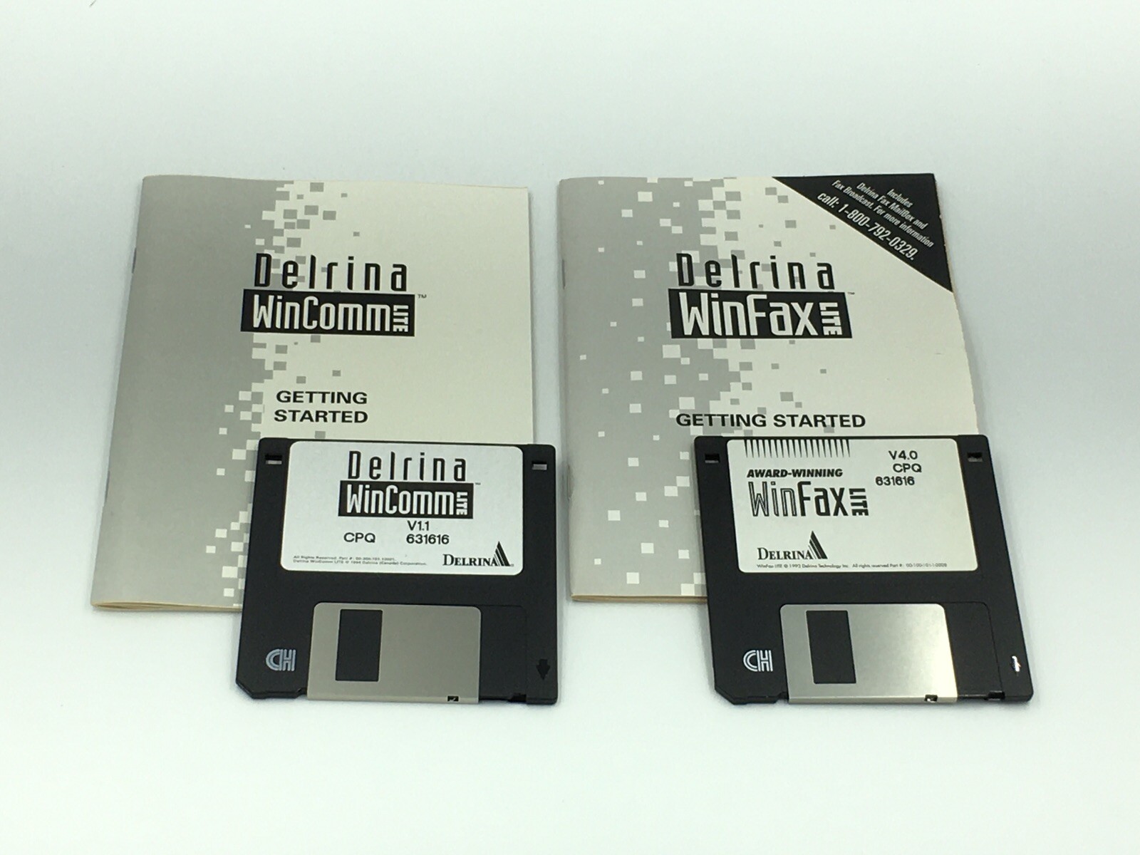 Used Vintage Delrina WinFax Lite Version 4.0 and WinComm Lite Version 1 ...