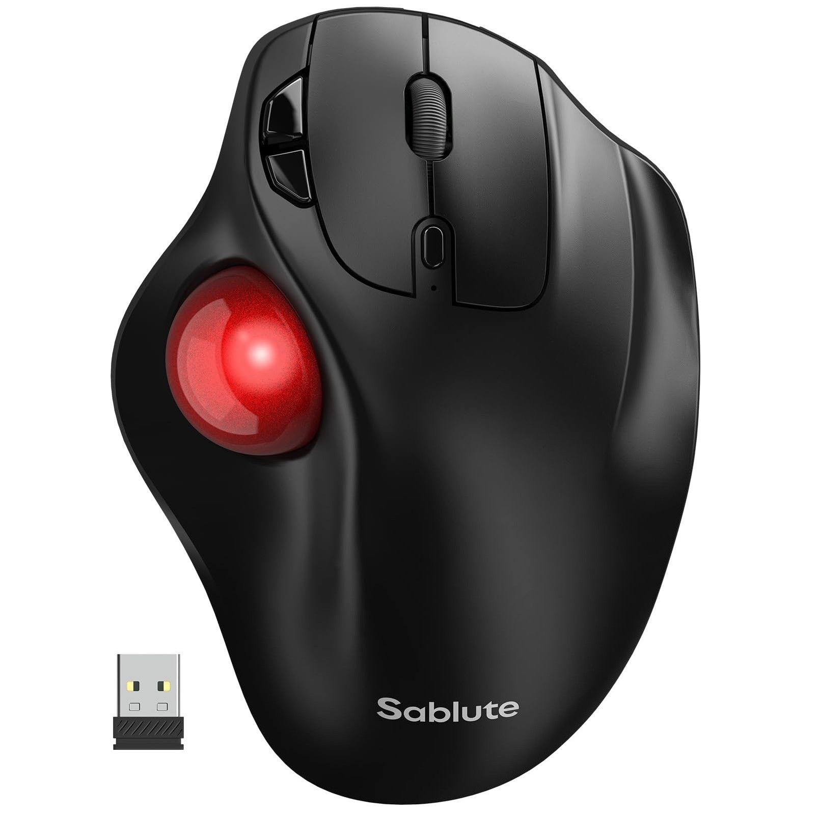 SABLUTE MAM2 Wireless Trackball Mouse, Rechargeable