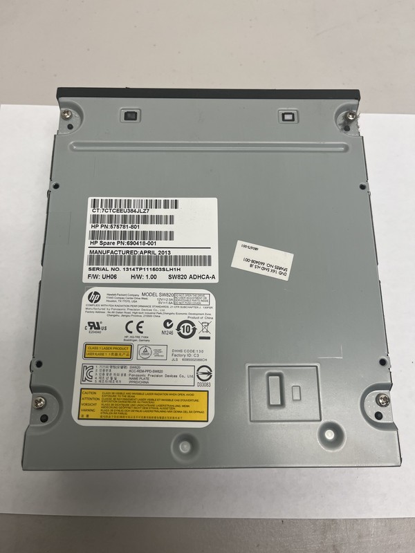 HP SW820 5.25" Desktop Internal SATA DVD-ROM CD-ROM Optical Drive 575781-801 PC