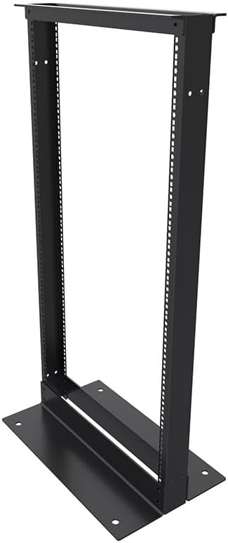 25U 23-inch Width 2-Post Server Rack - Open Frame Rack with Cage Nut