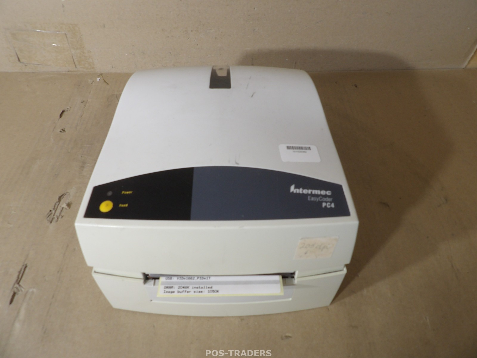 Intermec EasyCoder PC4 Thermal Barcode Label Printer PC4C01000000 - TESTED OK