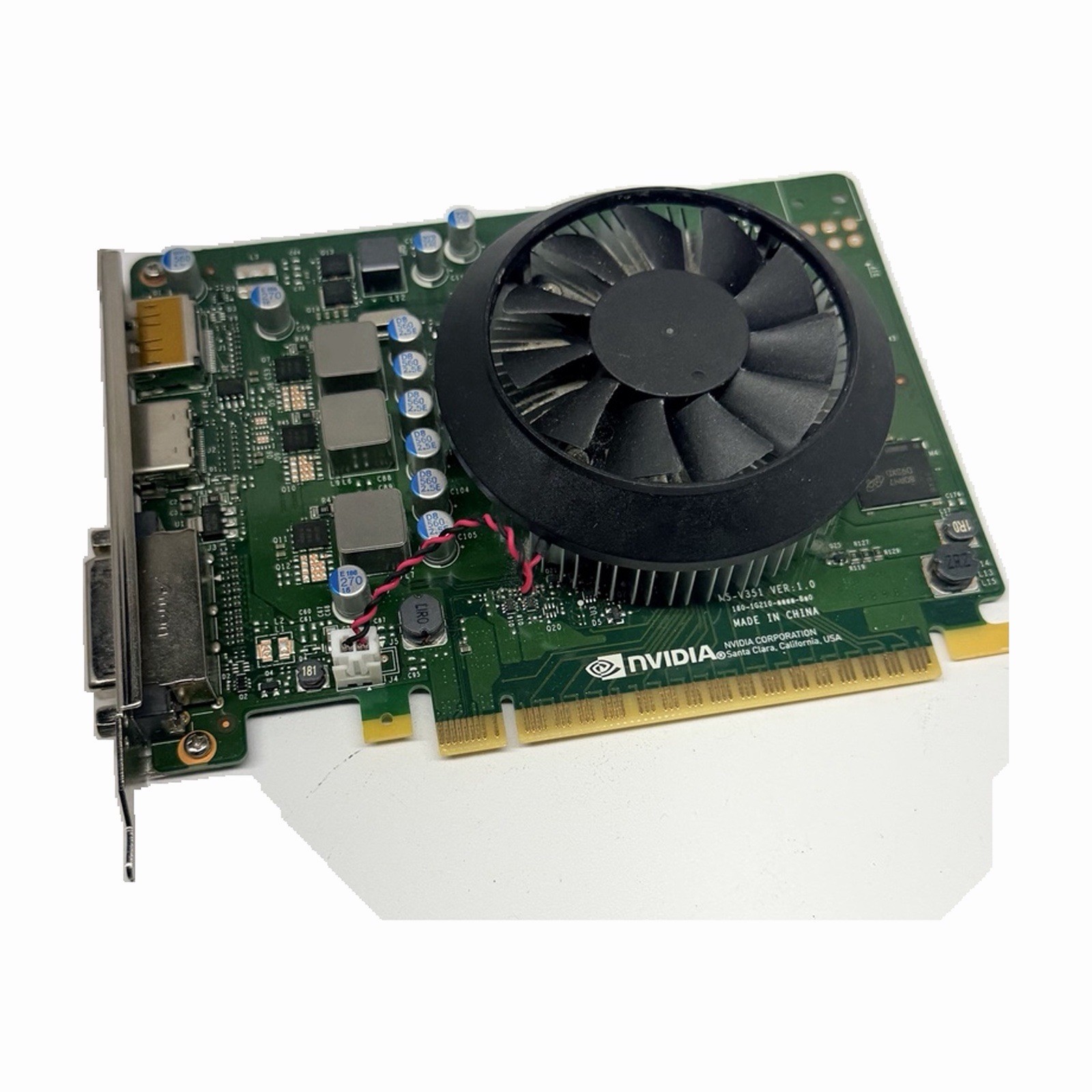 Dell NVIDIA GeForce GTX 1050 Ti 4GB GDDR5 DVP9W MS-V351 HDMI DP DVI