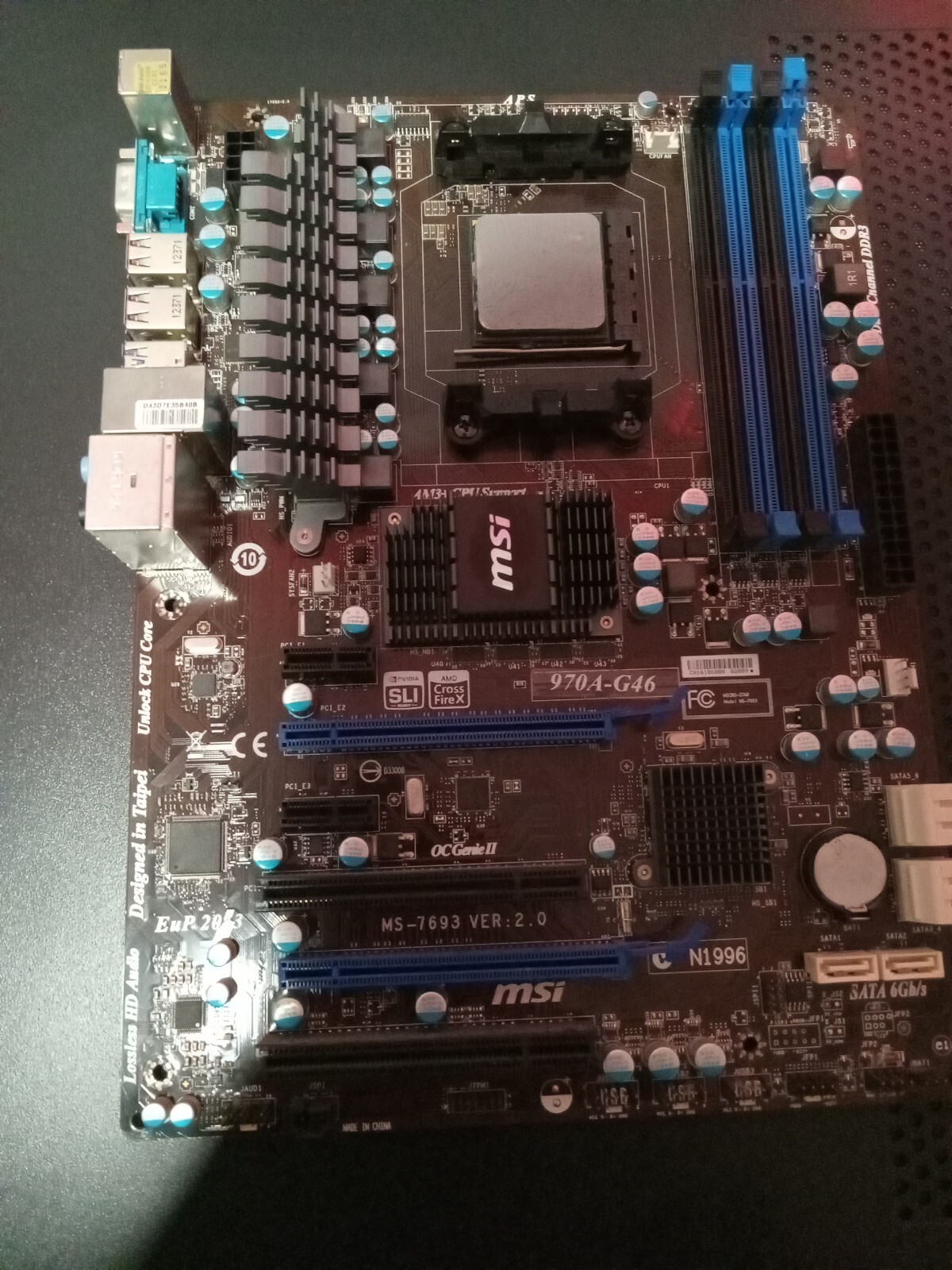 MSI FM2-A75MA-E35, Socket FM2, AMD Motherboard