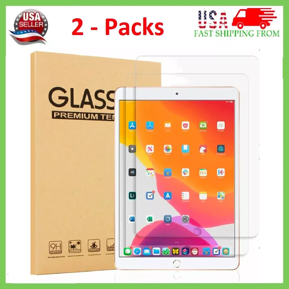 [2 Pack] Glass Screen Protector for iPad 10th Generation (10.9 inch 2022 models)