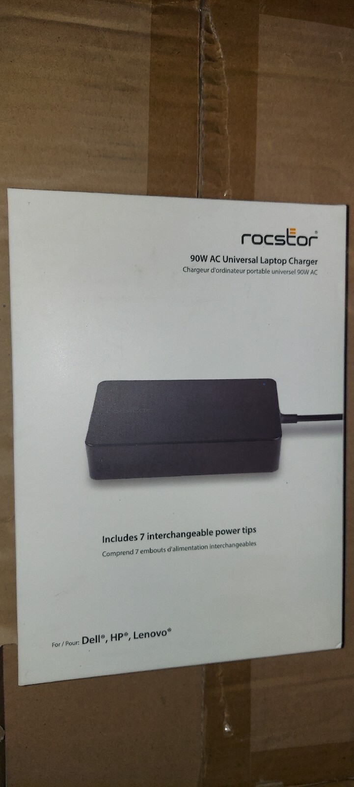 Rocstor premium 90W AC Universal Laptop Charger DELL / HP/ LENOVO