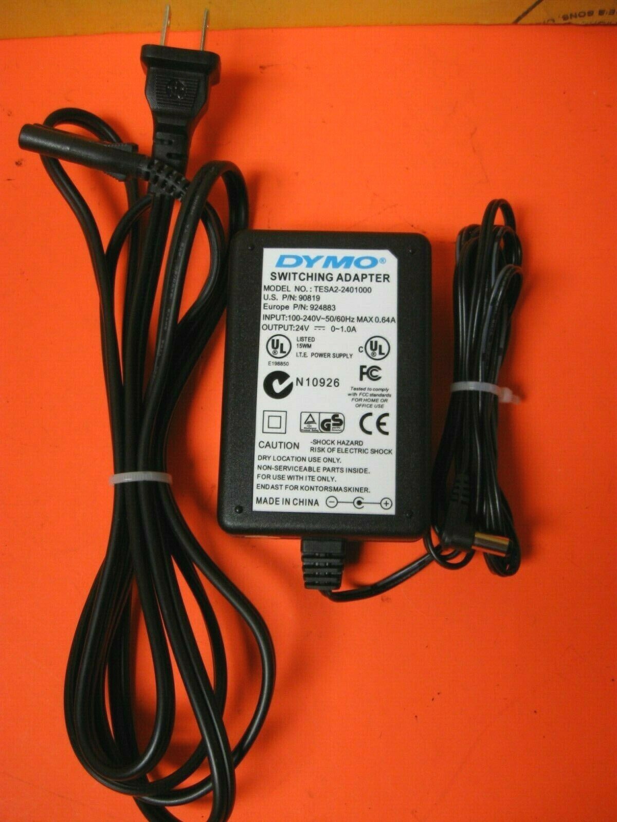 GENUINE DYMO TESA2-2401000 SWITCHING POWER ADAPTER NEW