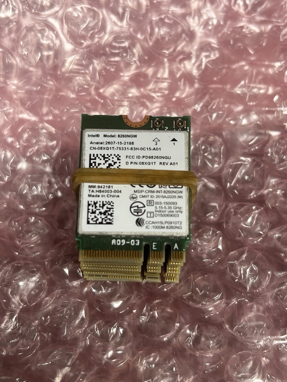 Lot Of 9x Intel Wireless-AC 8260NGW Dual Band WiFi Bluetooth M.2 Card