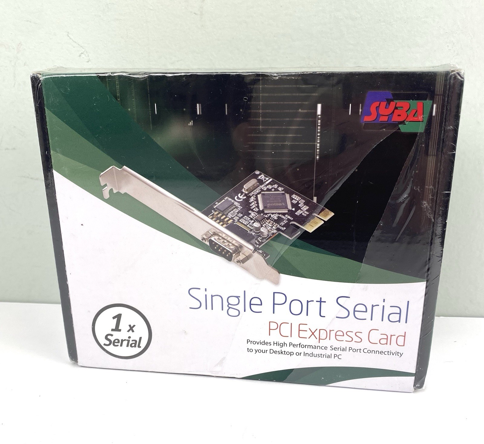 Syba Single Port Serial PCI Express Card New Sealed