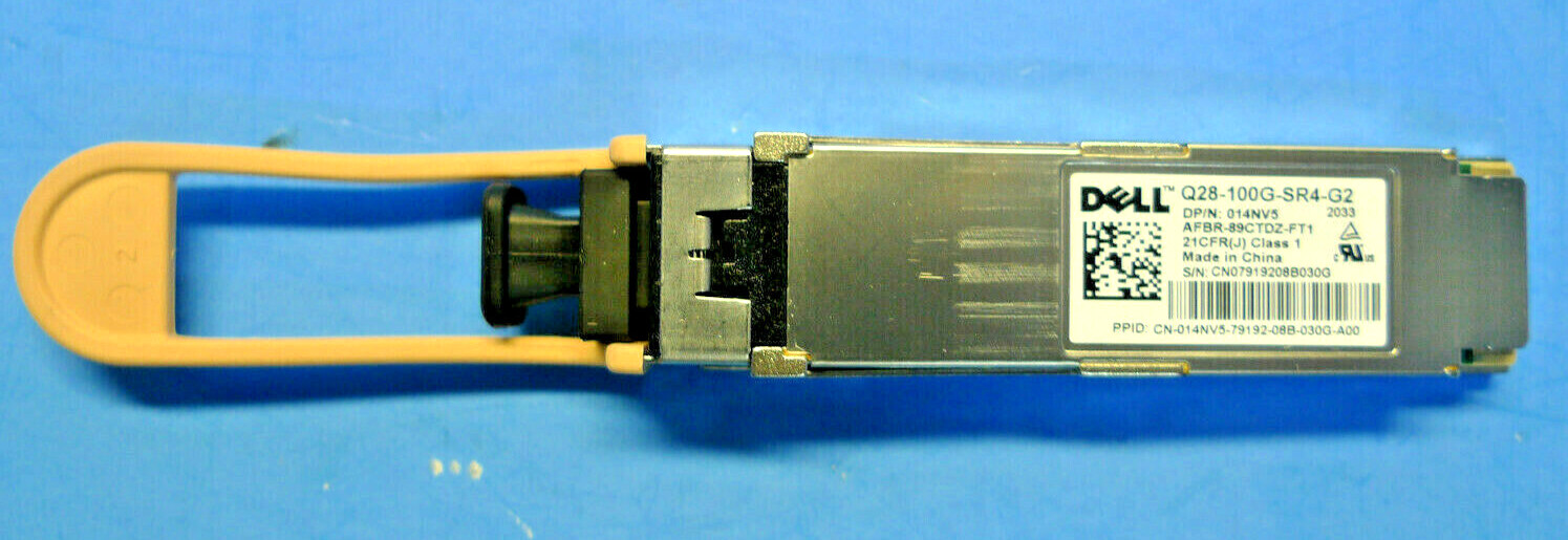 Dell 100GBase-SR4 QSFP28 Optical Multimode Transceiver 14NV5 AFBR-89CTDZ-FT1 