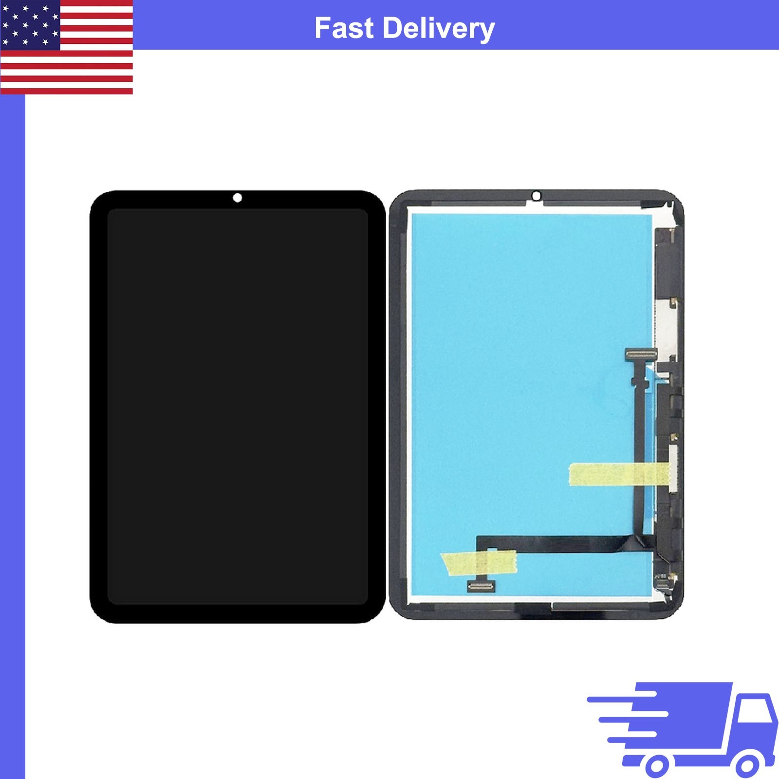 8.3" For iPad Mini 7 7th Gen 2024 A2993 A2995 LCD Display Screen Touch Digitizer