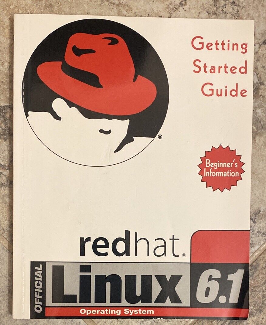 Redhat Linux 6.1 Getting Started Guide Operating System 1999 Good