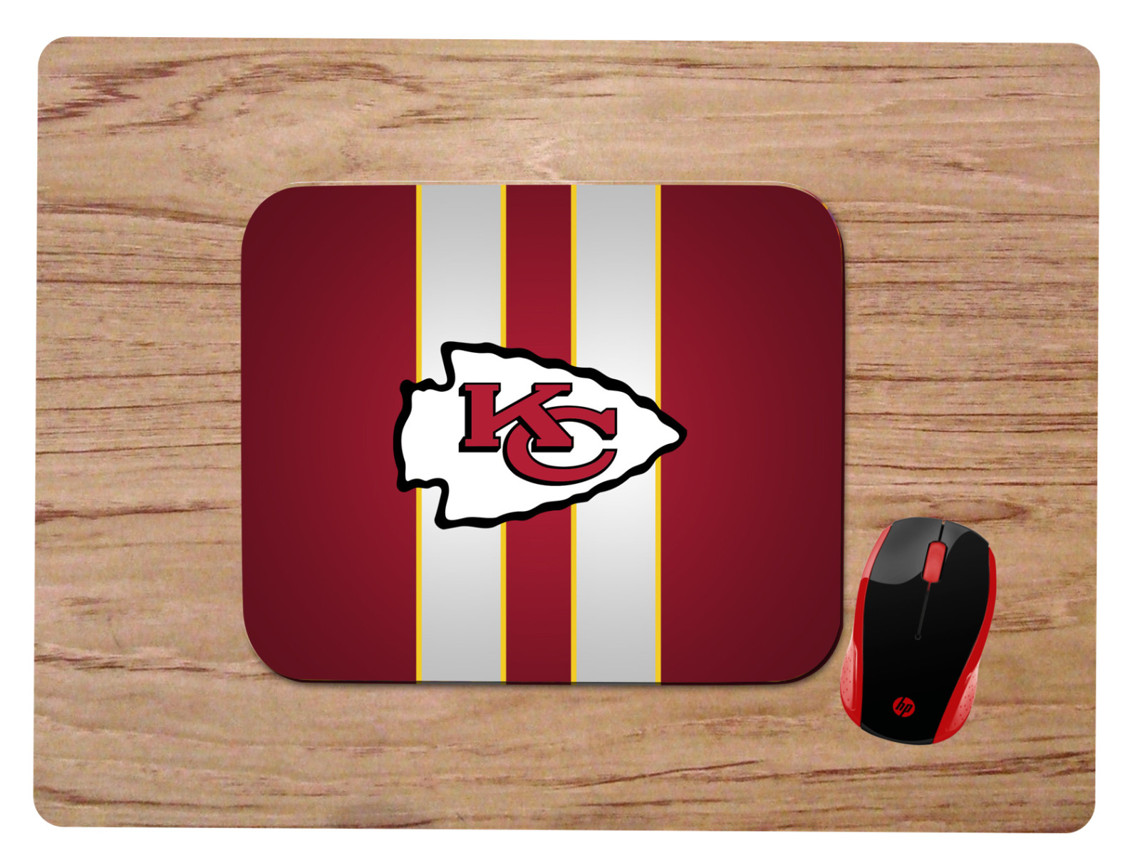 KANSAS CITY CHIEFS DESIGN MOUSEPAD MOUSE PAD HOME OFFICE GIFT NFL DESIGN 2