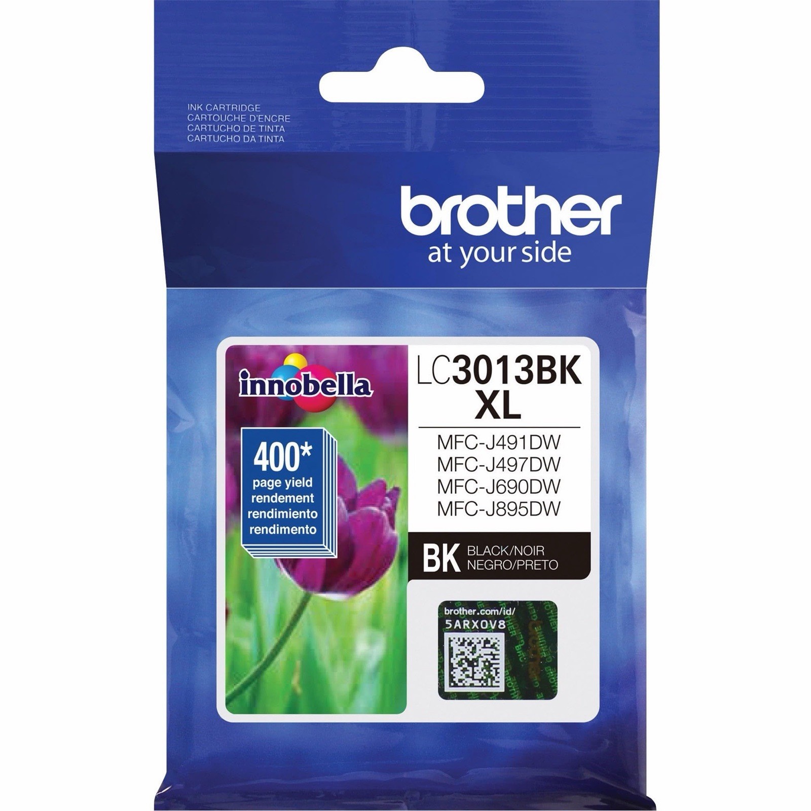 Brother Printer High Yield Ink Cartridge Page Up To 400 Pages Standard, Bk 2/29