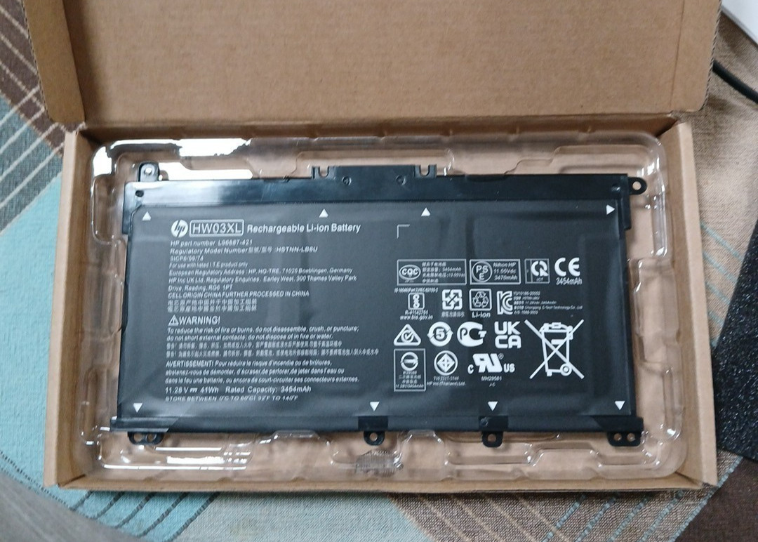 OEM NEW HW03XL Battery For HP Pavilion 15-EG 15-EH 15T-EG 17-CN 17-CP L97300-005