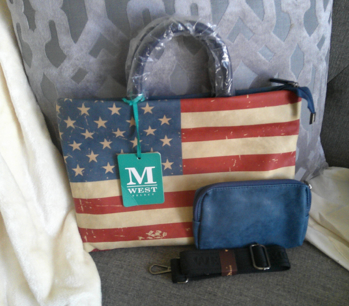 NWT. MONTANA WEST AMERICAN BLING LAPTOP/ CROSSBODY BAG
