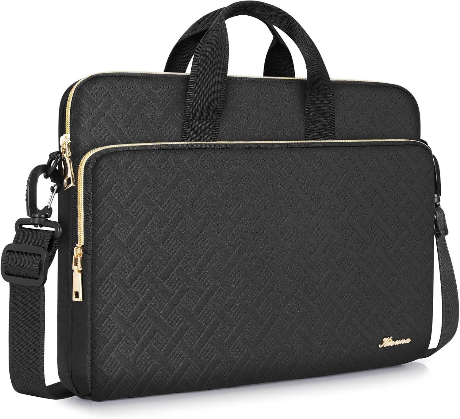 Sleeve for 17 Inch Laptop, Computer Shoulder Bag, Black