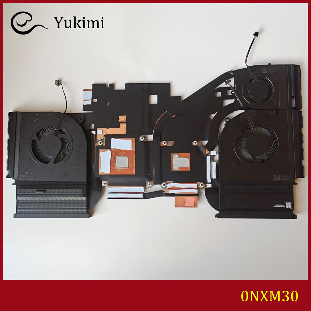0NXM30 FOR DELL Alienware M18 R1 Black CPU Graphics Cooling Heatsink Fan