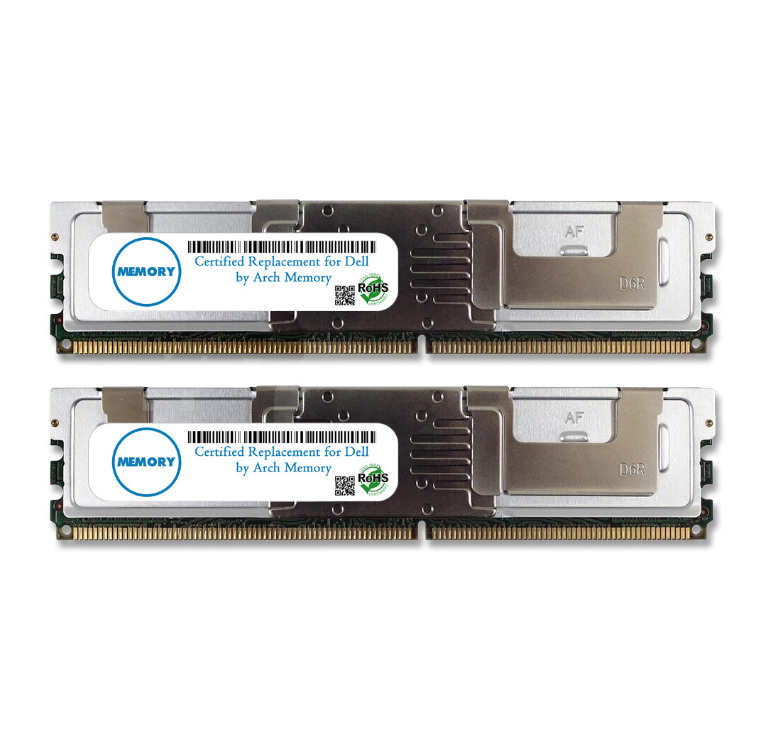 8GB (2 x 8GB) SNPM788DCK2/16GWS PC2-5300 DDR2 FB-DIMM RAM Memory for Dell