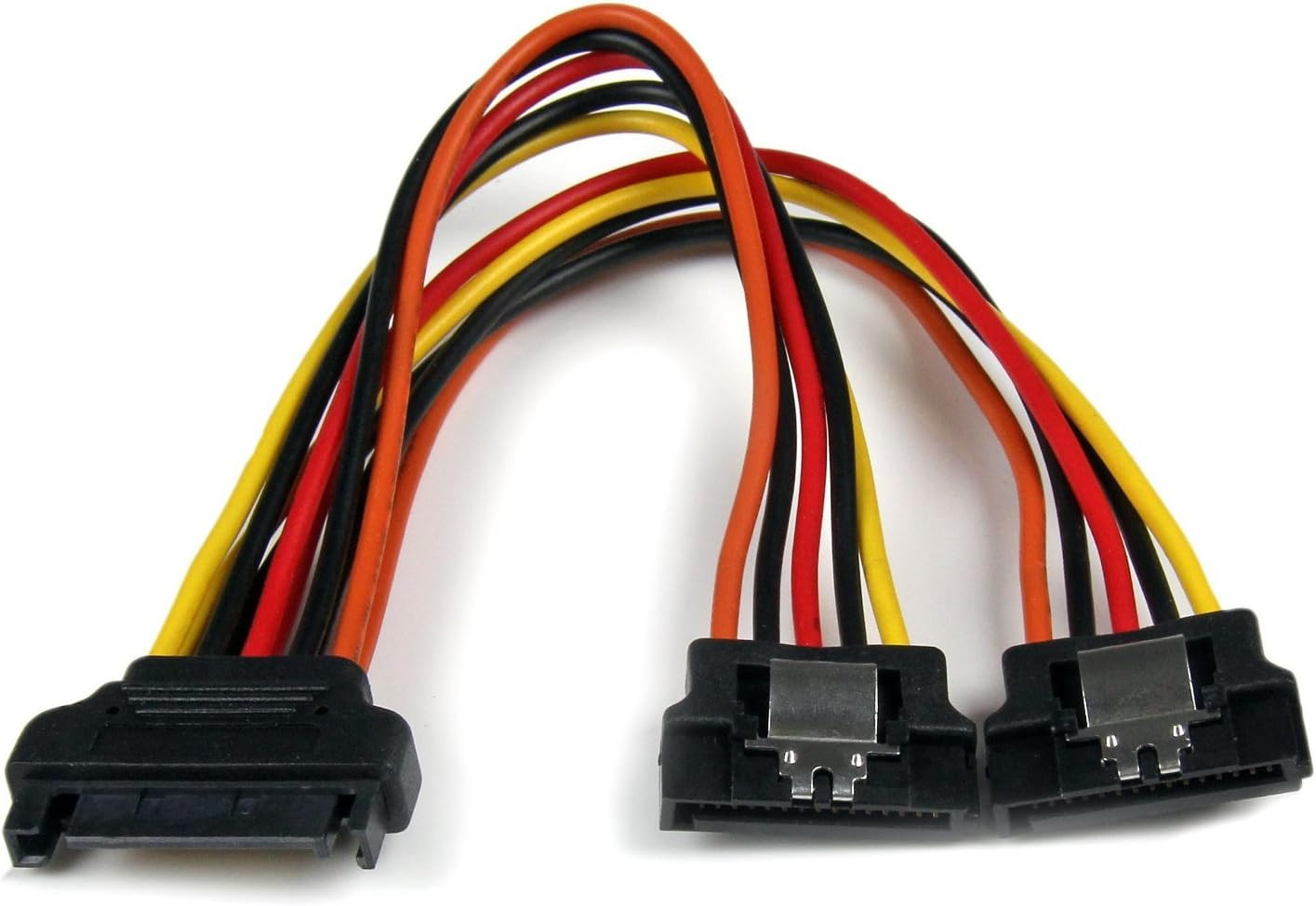 Startech 6In Latching SATA Power Y Splitter Cable (PYO2LSATA)