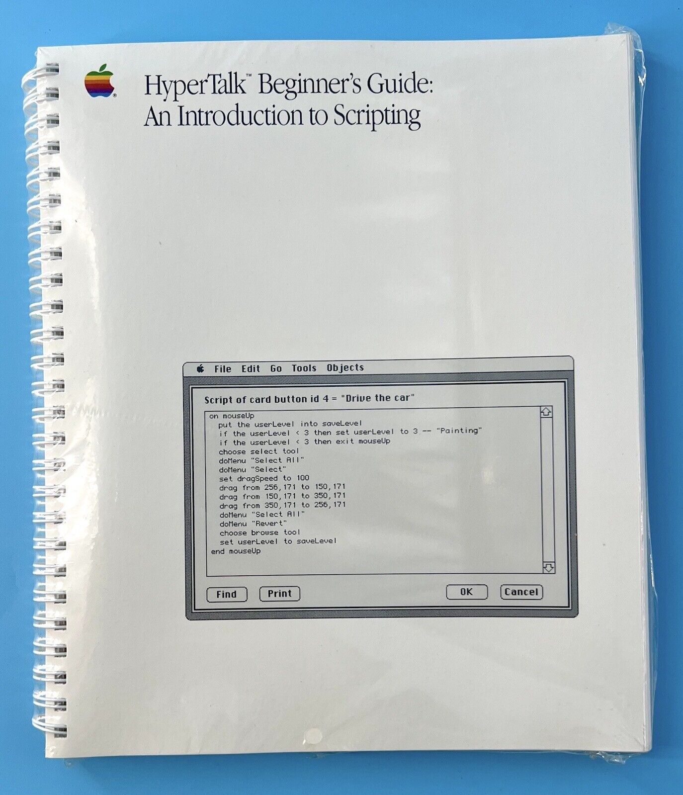 Apple HyperTalk Beginner's Guide An Introduction to Scripting 030-1639-A SEALED 