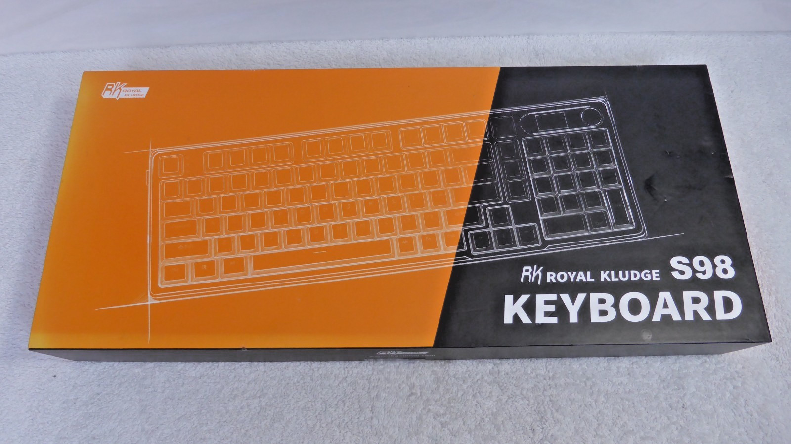 Mechanical Keyboard RK ROYAL KLUDGE S98 Wireless Smart Display Knob 96% 98 Keys