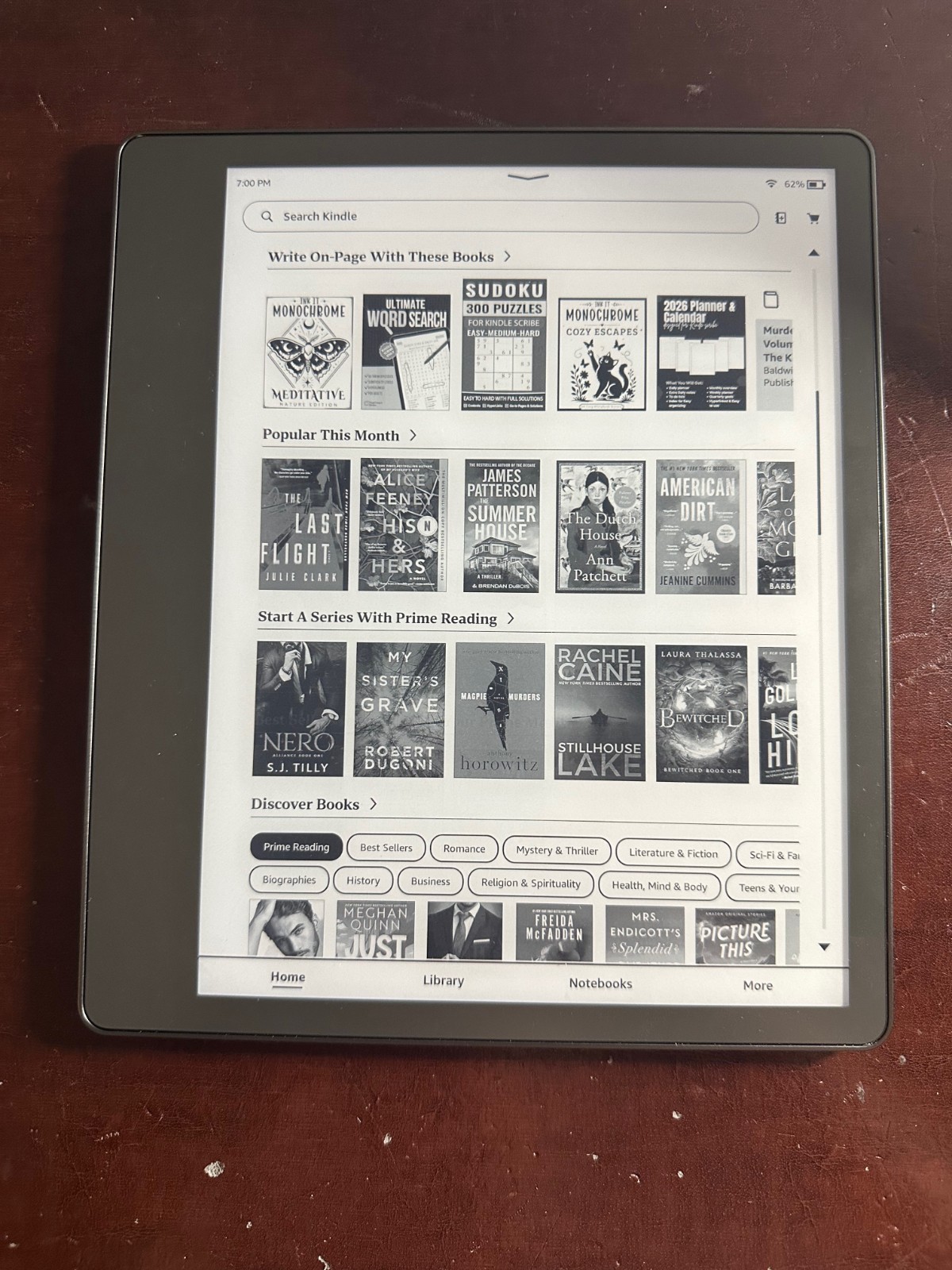 Amazon Kindle Scribe 1st Gen, 16GB, 10.2in, Gray eBook Reader with Premium Pen