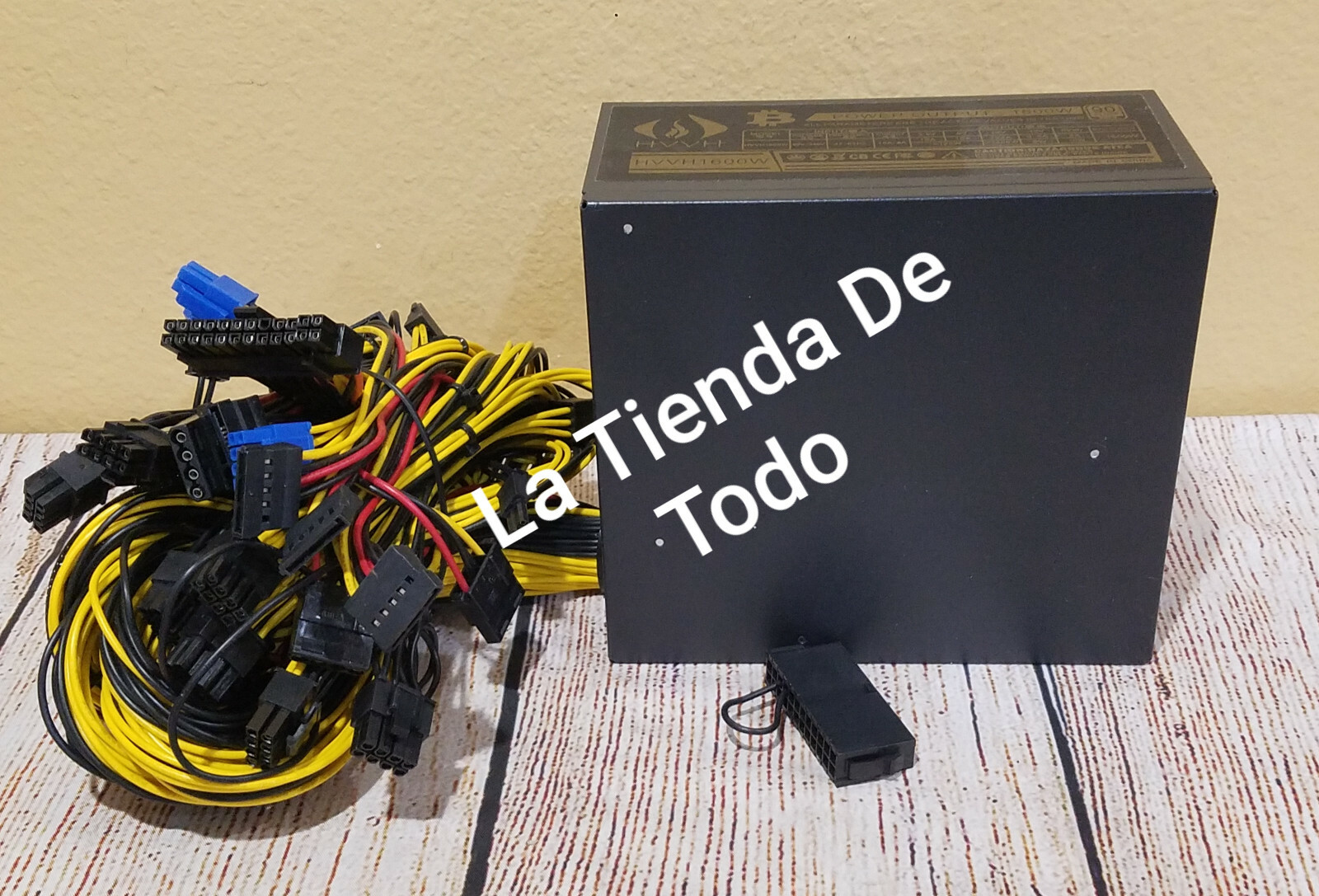 COMPUTER MINING MINER POWER SUPPLY FITS HVVH OR HVVH1600W READ