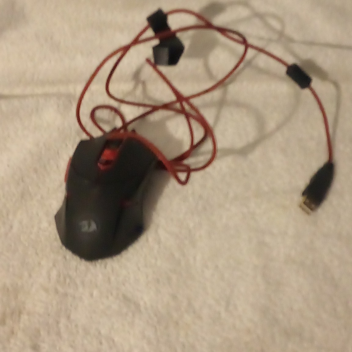 Redragon M601-3 Wired USB Optical Gaming Mouse 3200 DPI 6-Button Black/Red