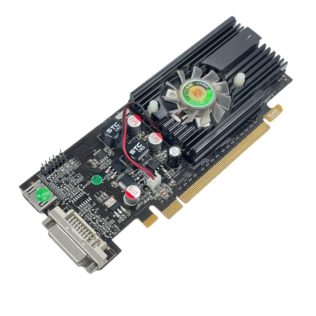 Point of View NVIDIA GEFORCE G210 512MB PCIe DDR3 HDMI DVI
